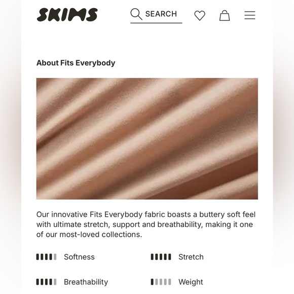 SKIMS Fits Everybody T-shirt Bra, NWOT, Size 34DD - Picture 4 of 7